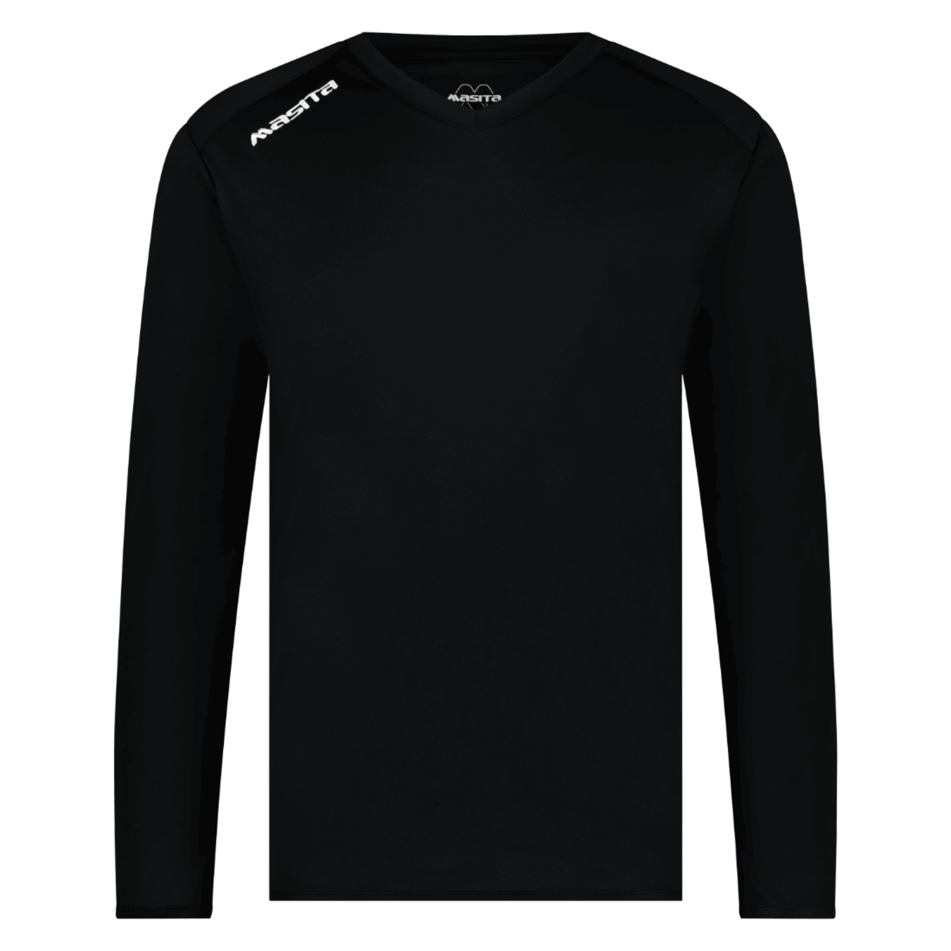 Tシャツ・カットソー ^LEATHERY^ Slim fit button layered long sleeve BLACK LRTS510 Avanti LS T-Shirt • 1602 - Lightweight, Moisture-Regulating