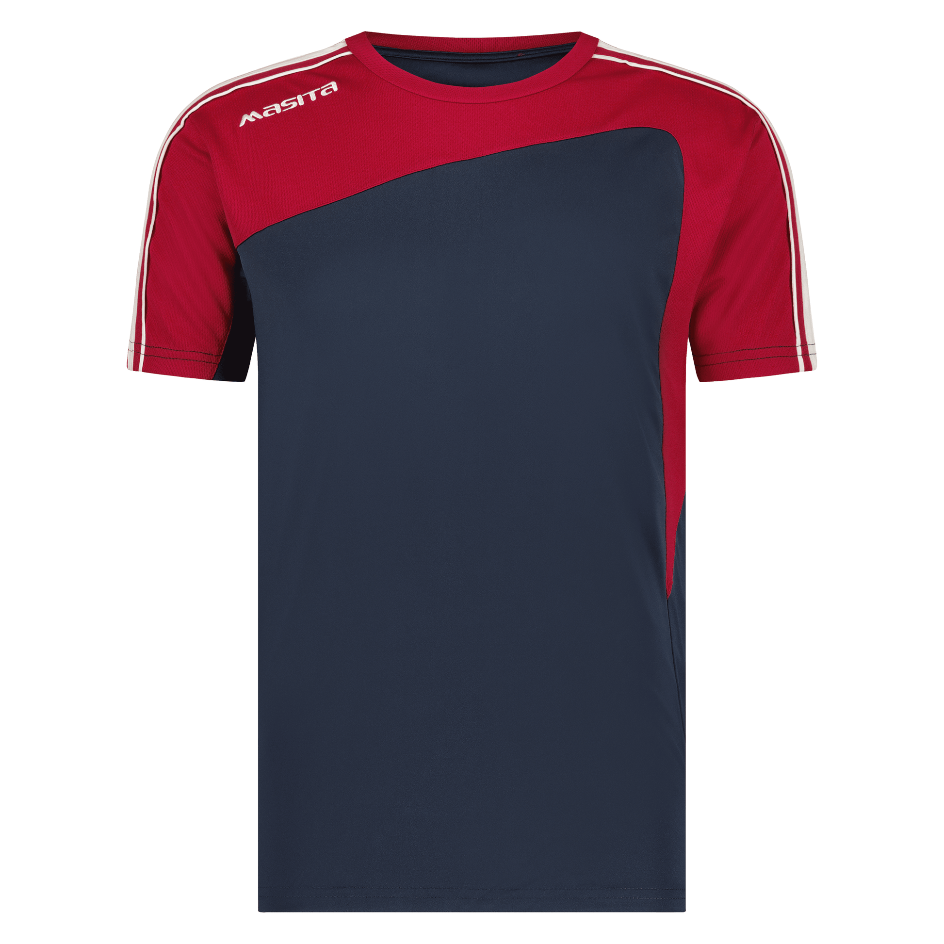 Forza-T-Shirt-1216-Navy/Blue-Red-Colour-Masita